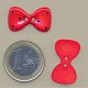 Bow tie in red 25 mm
