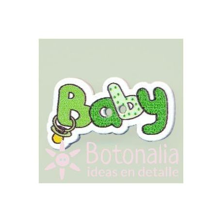 Button 'Baby' in green