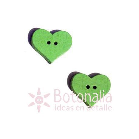 Corazón Verde 20mm