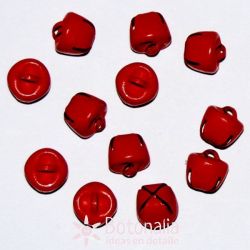 Cascabeles rojos 10 mm