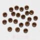 Buttons in brown 6mm