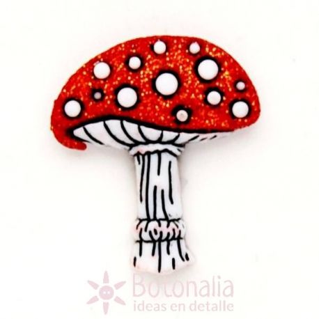 Red mushroom 22 mm