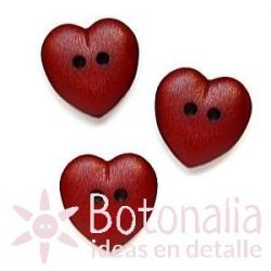 Corazón rojo 15 mm