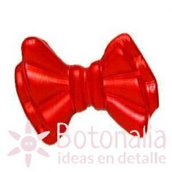 Red ribbon button 15 mm.