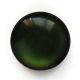 Polished cabochon with shank in green
