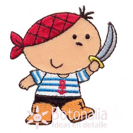 Little pirate with a sword