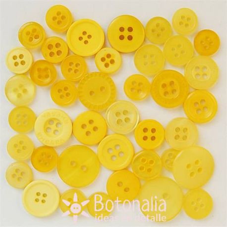 Buttons in yellow shades