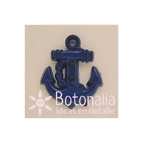 Anchor in navy blue 25 mm