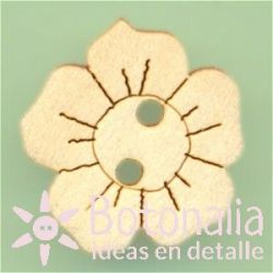 Flor de madera 15 mm
