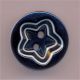 Classic round button star 18 mm